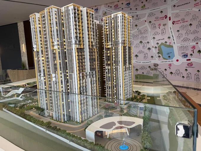 DSR The Address landscaped gardens and open spaces, Bengaluru