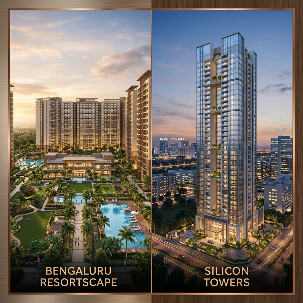 DSR Evoq vs DSR The Address - Luxury Apartments Bangalore Comparison 2026