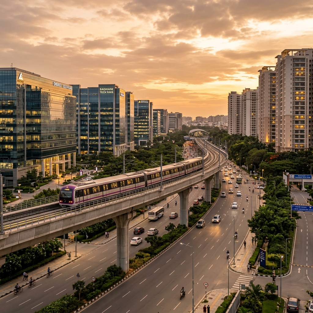 Whitefield Bangalore Real Estate 2026 - Purple Line Metro and IT Parks
